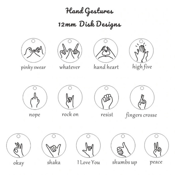 “High Five!” Hand Clap Dainty Cute Simple Necklace - Picture 8 of 16